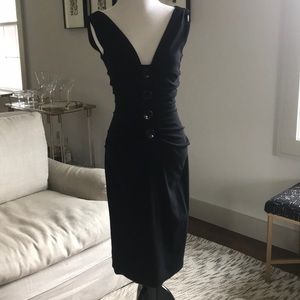 Dolce and Gabbana black cocktail dress